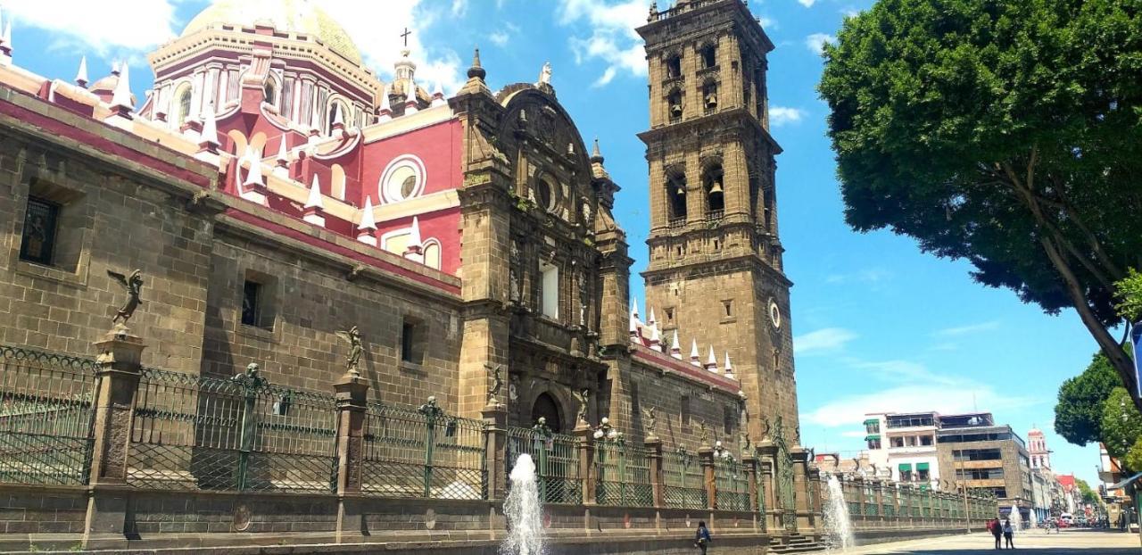 Hostal Azul Puebla Centro Historico מראה חיצוני תמונה